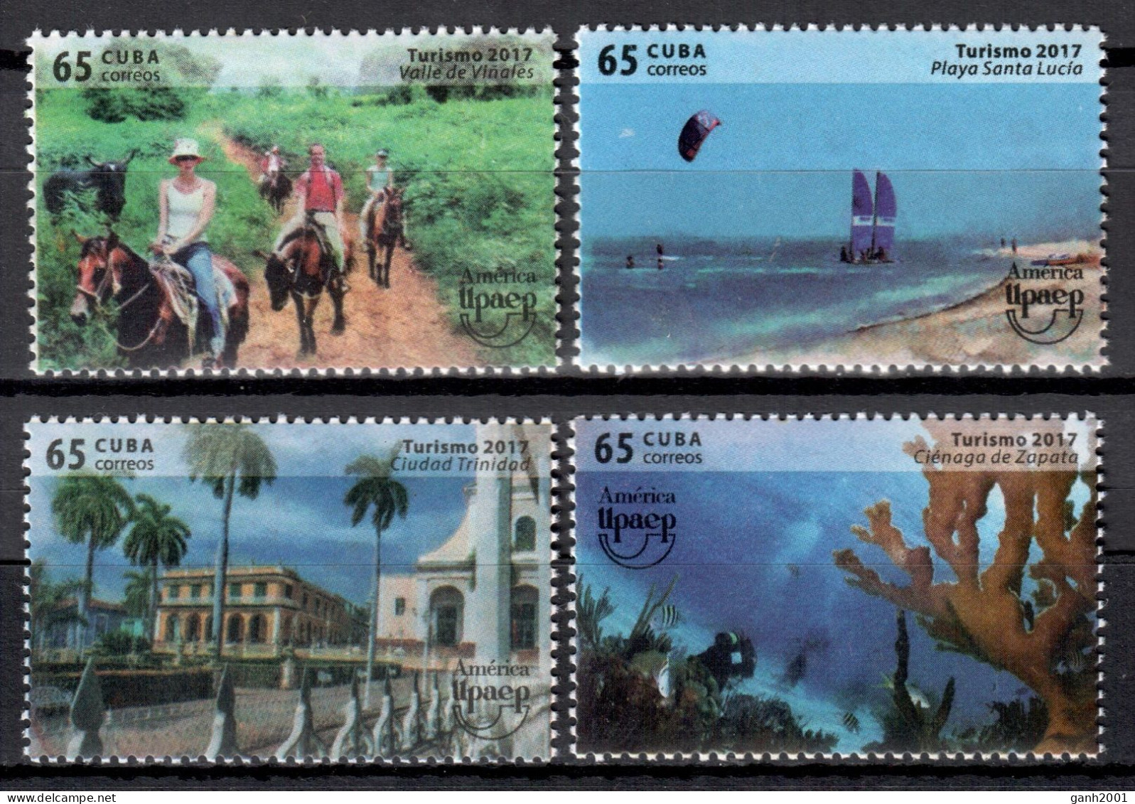 Cuba 2017 / UPAEP Tourism MNH Turismo Tourismus / Hq44  22-38 - Joint Issues