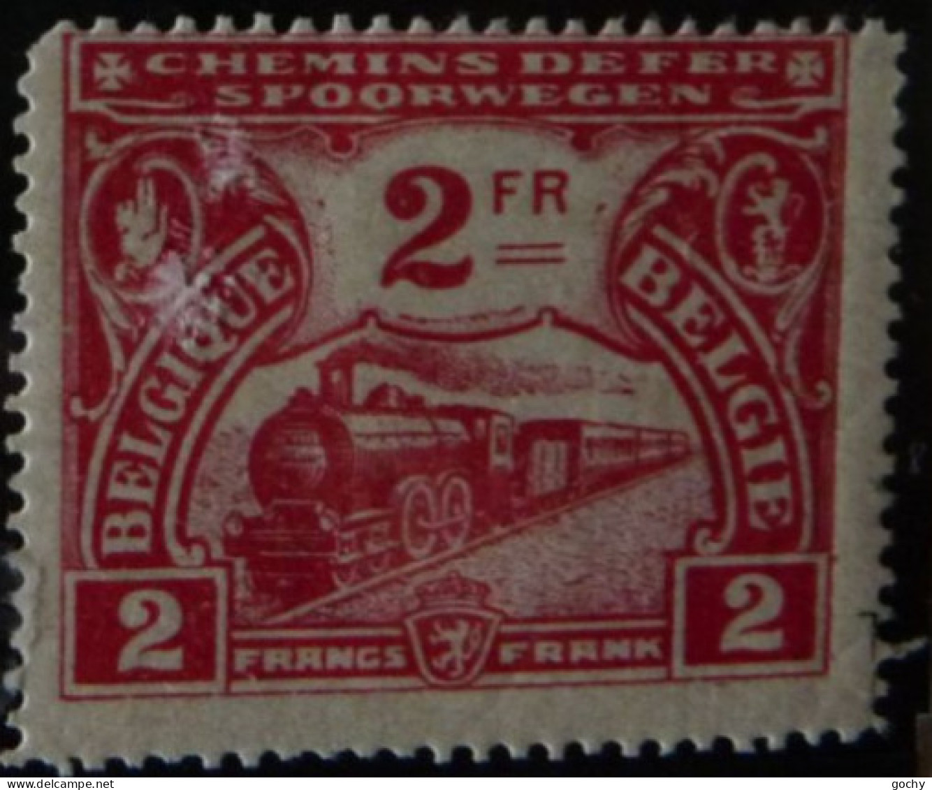 BELGIUM :   1920 - CHEMINS DE FER - CF  120  * COTE: 72€ - Mint