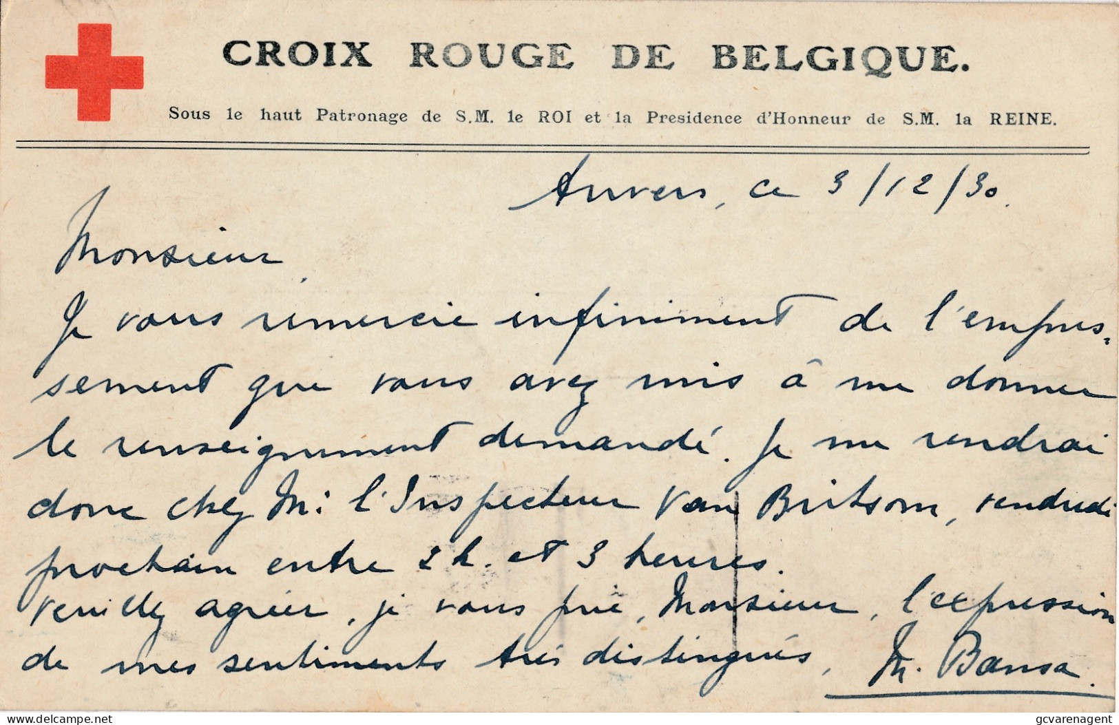 CROIX ROUGE DE BELGIQUE      -  LOOK 2 SCANS - Croix-Rouge