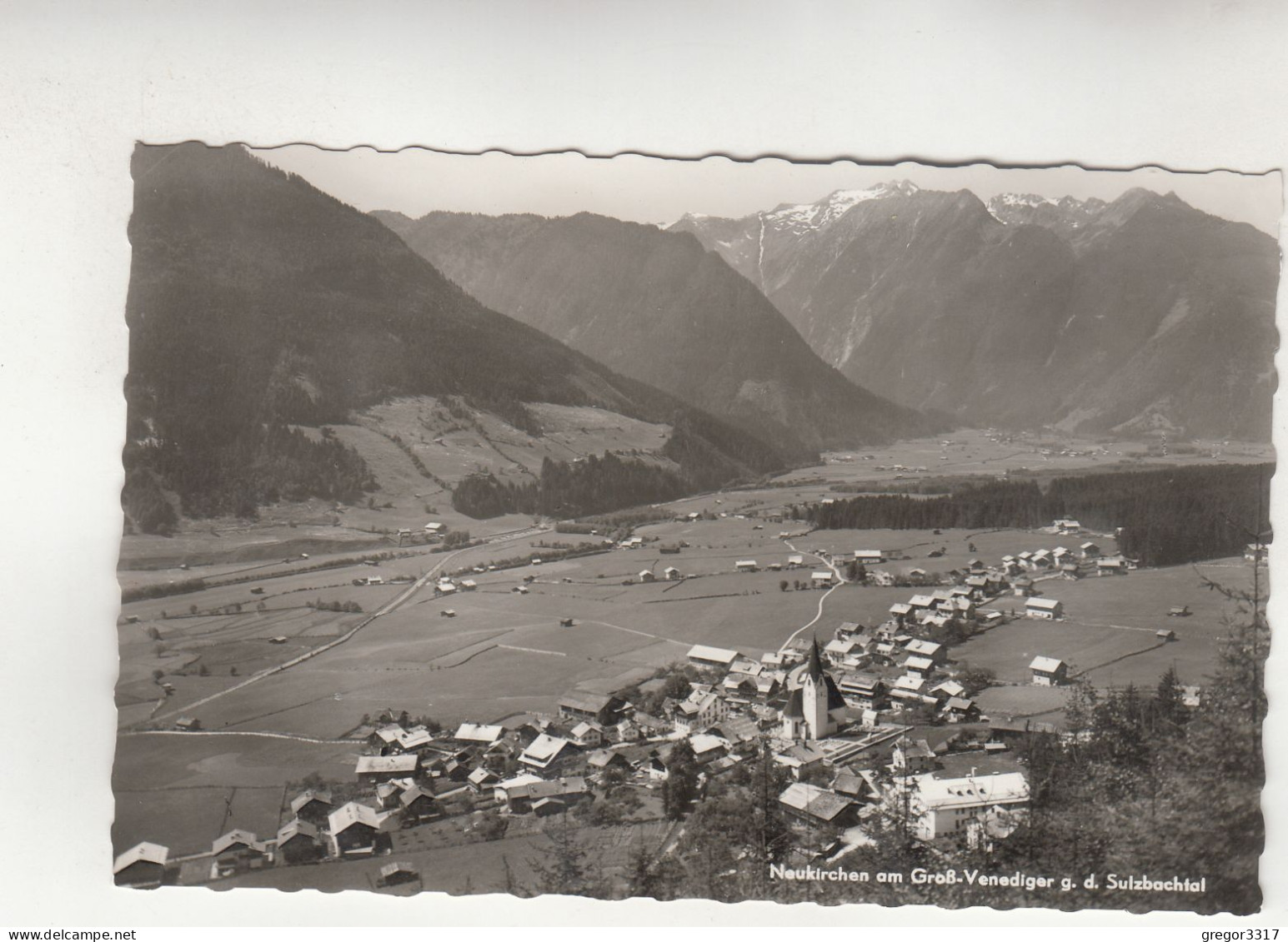 D7211) NEUKIRCHEN Am Groß Venediger G. D. Sulzbachtal - Häuser U. Kirche - Neukirchen Am Grossvenediger