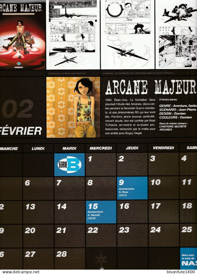 Calendrier DELCOURT De 2006 Complet ( Voir Photos ) - Agende & Calendari