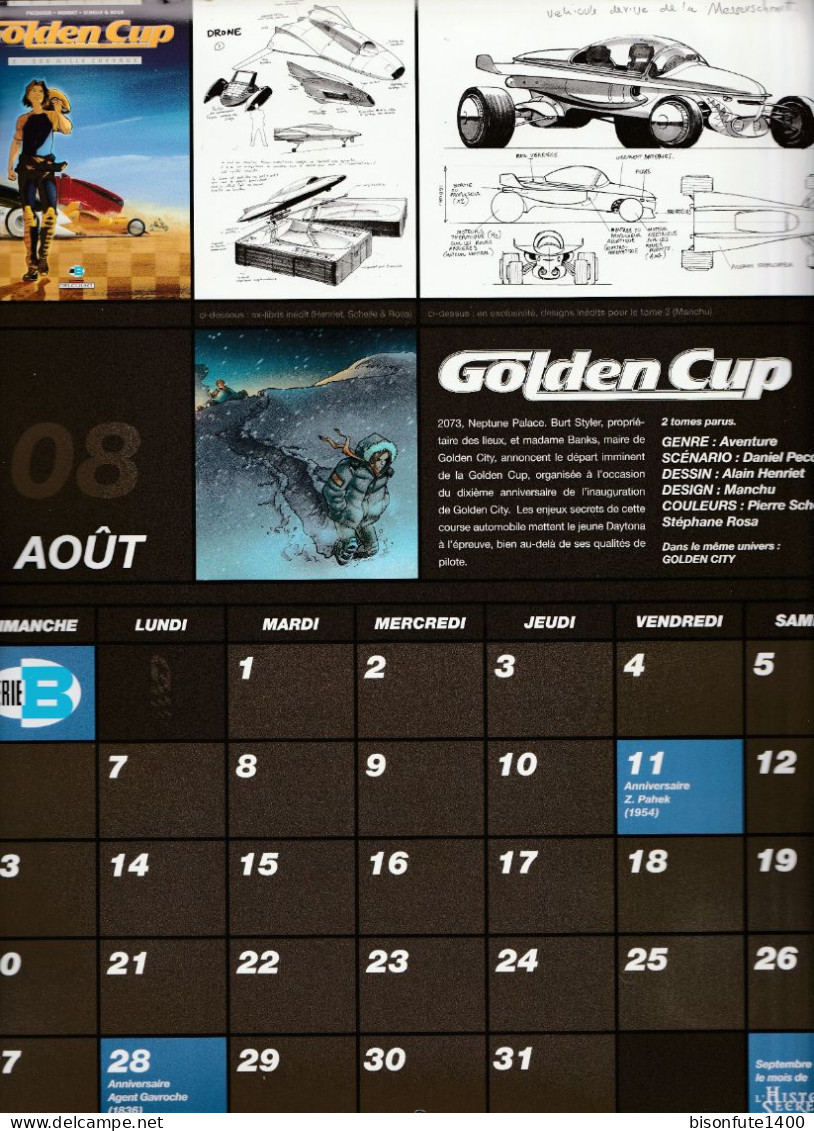 Calendrier DELCOURT de 2006 complet ( Voir photos )