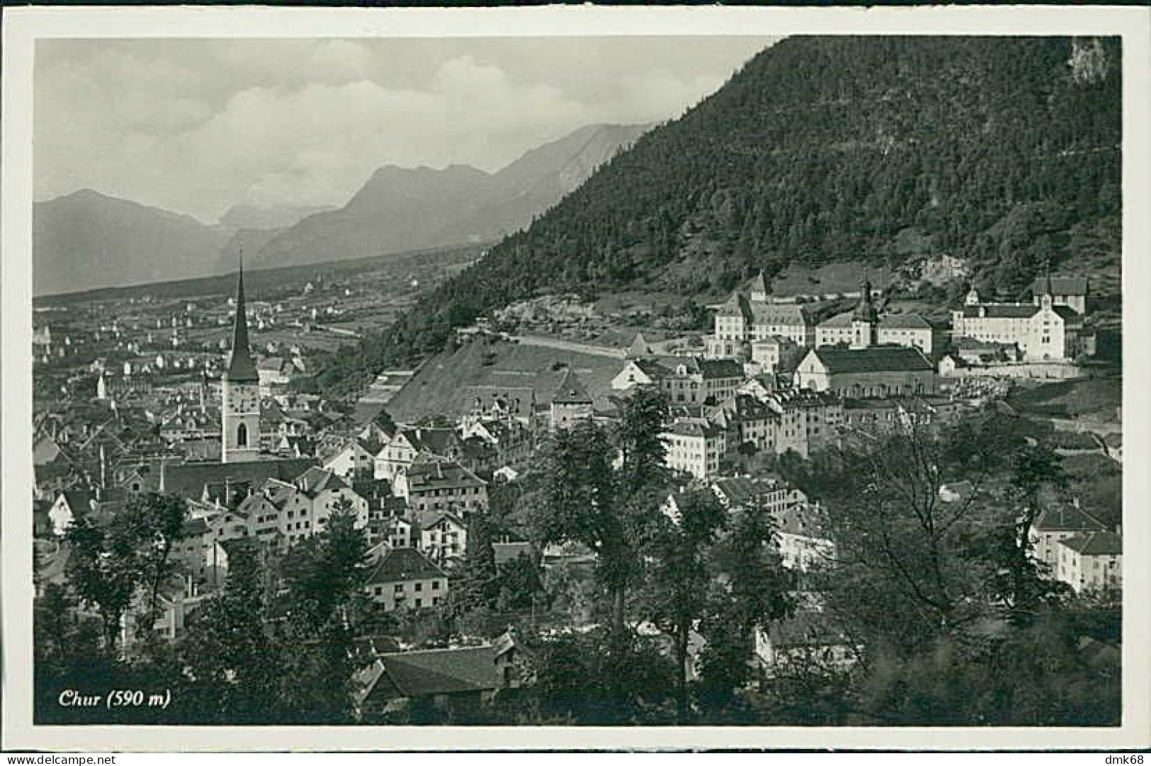 SWITZERLAND - COIRE / COIRA / CHUR - PANORAMA - EDITION PHOTOGLOB - 1930s (16801) - Coira