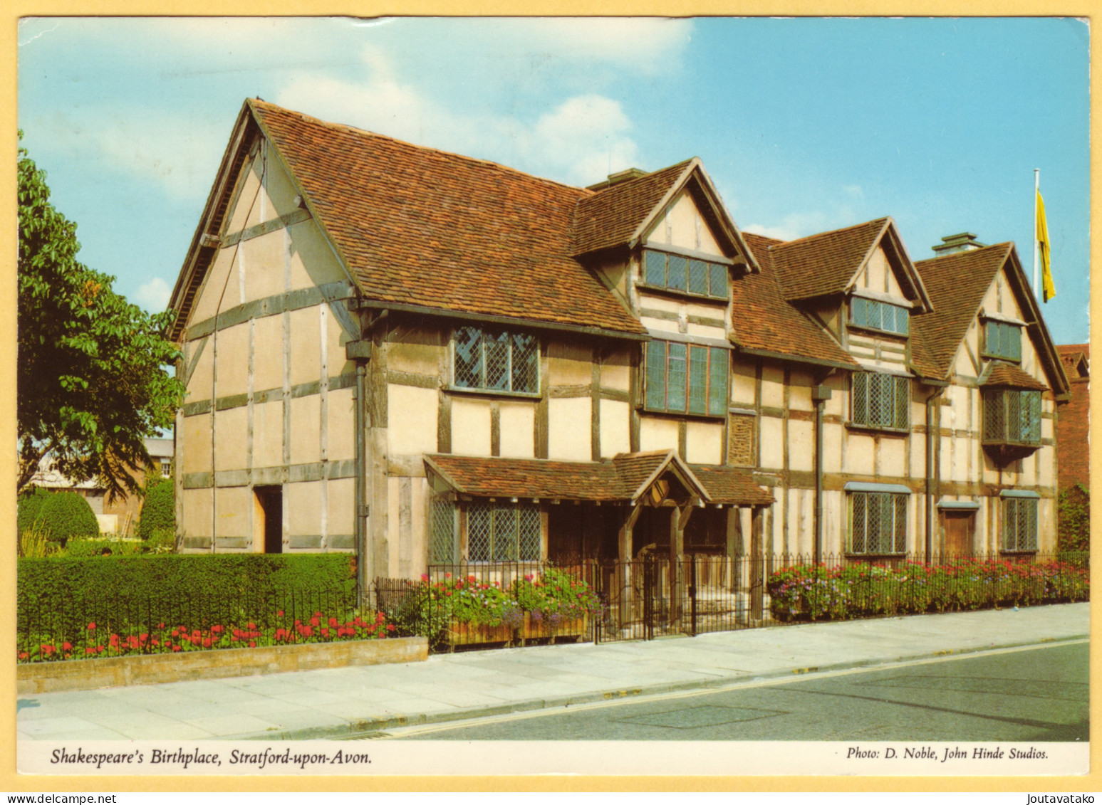 Shakespeare's Birthplace - Tudor House - Stratford Upon Avon -Home Improvement Show Postmark Slogan - Stratford Upon Avon