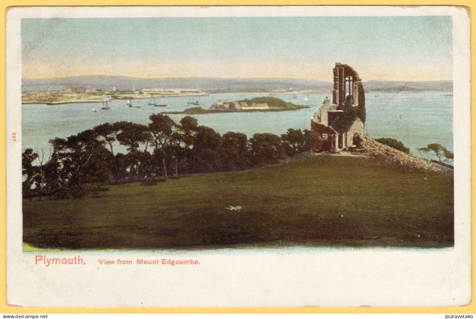 View From Mount Edgcumbe - Plymouth - Peacock Brand - Plymouth