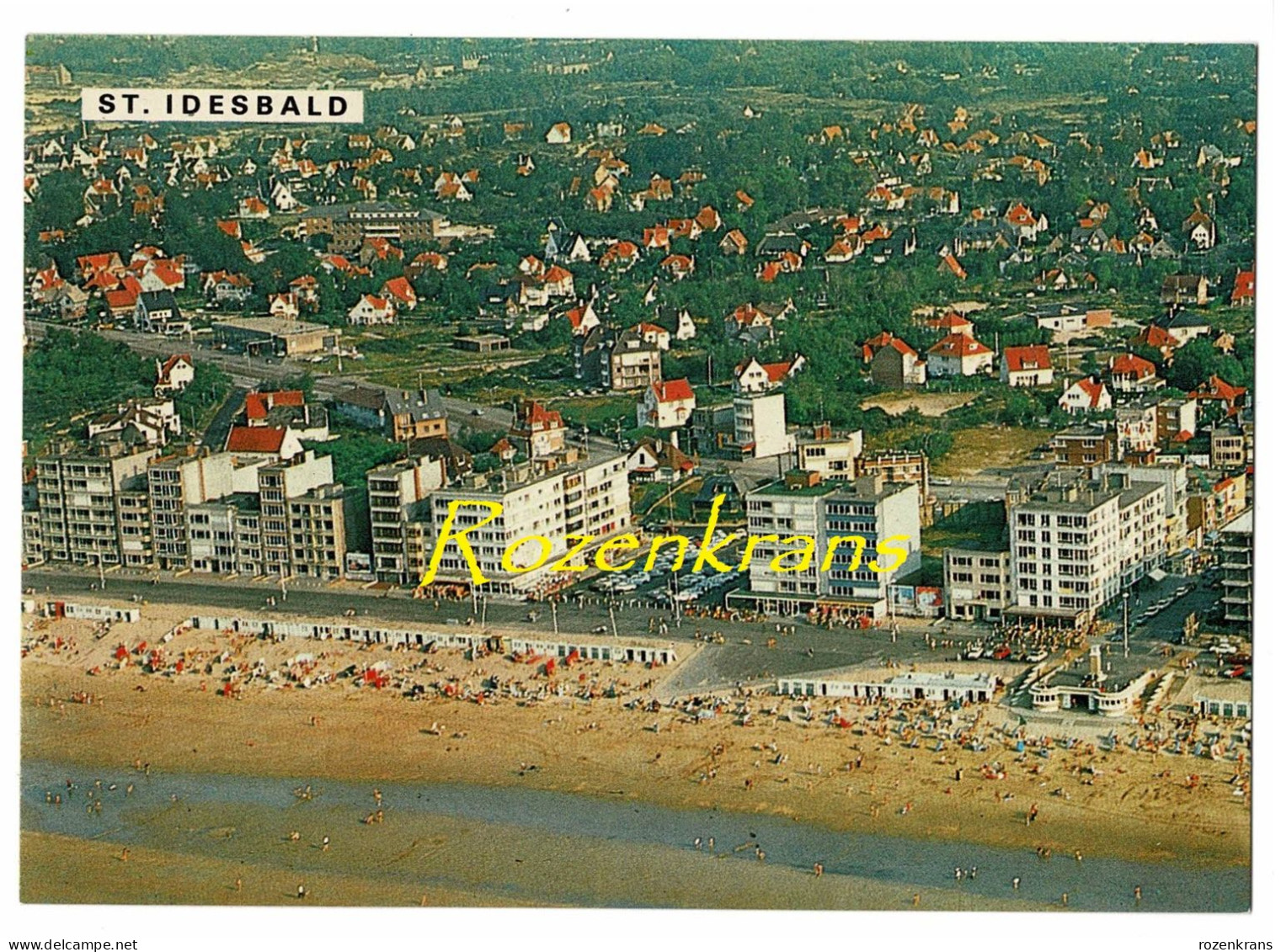 St Sint Idesbald Koksijde Strand En Zeedijk (Groot Formaat) - Koksijde