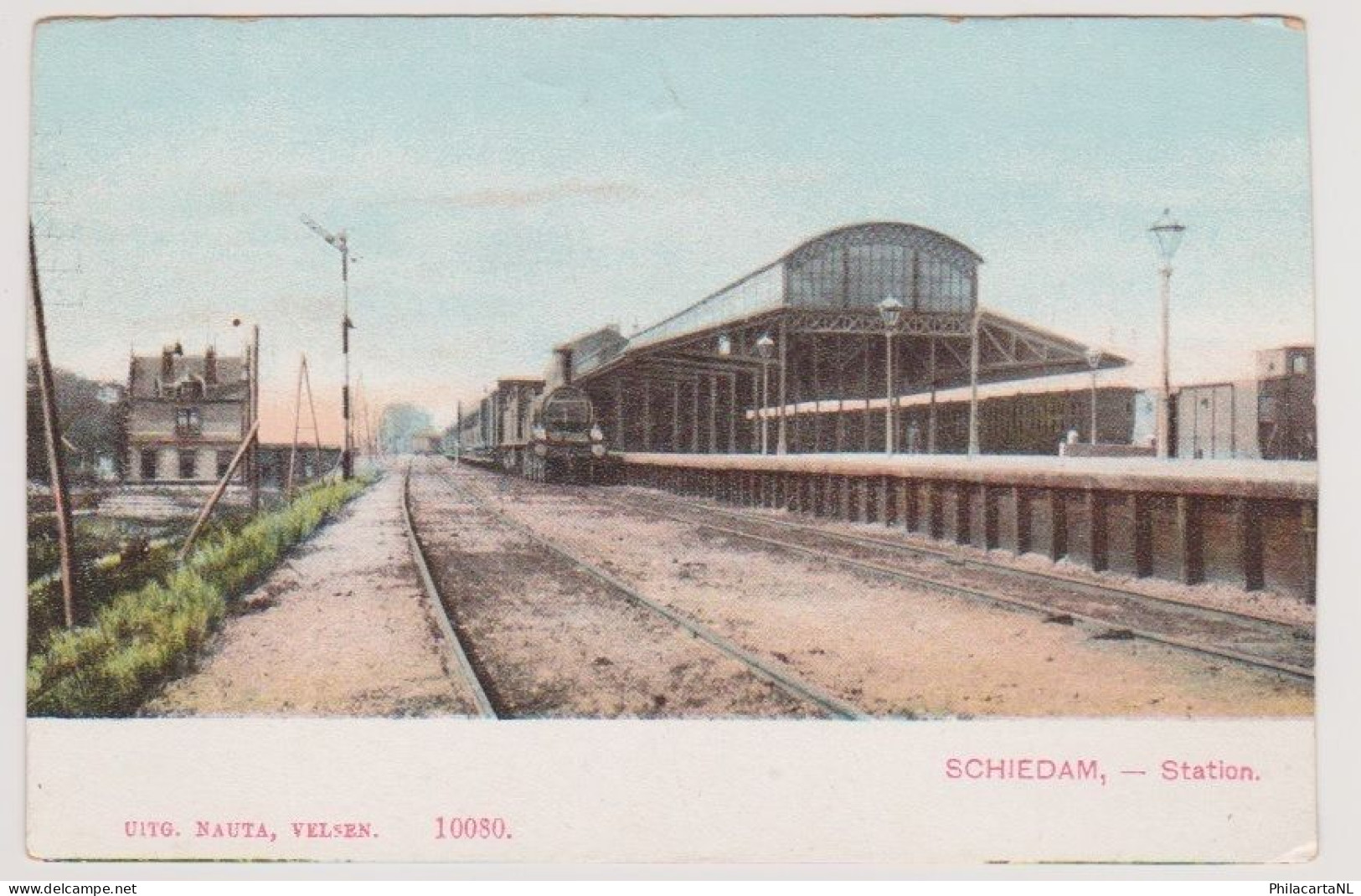 Schiedam - Station Met Trein - Nauta 10080 - Schiedam