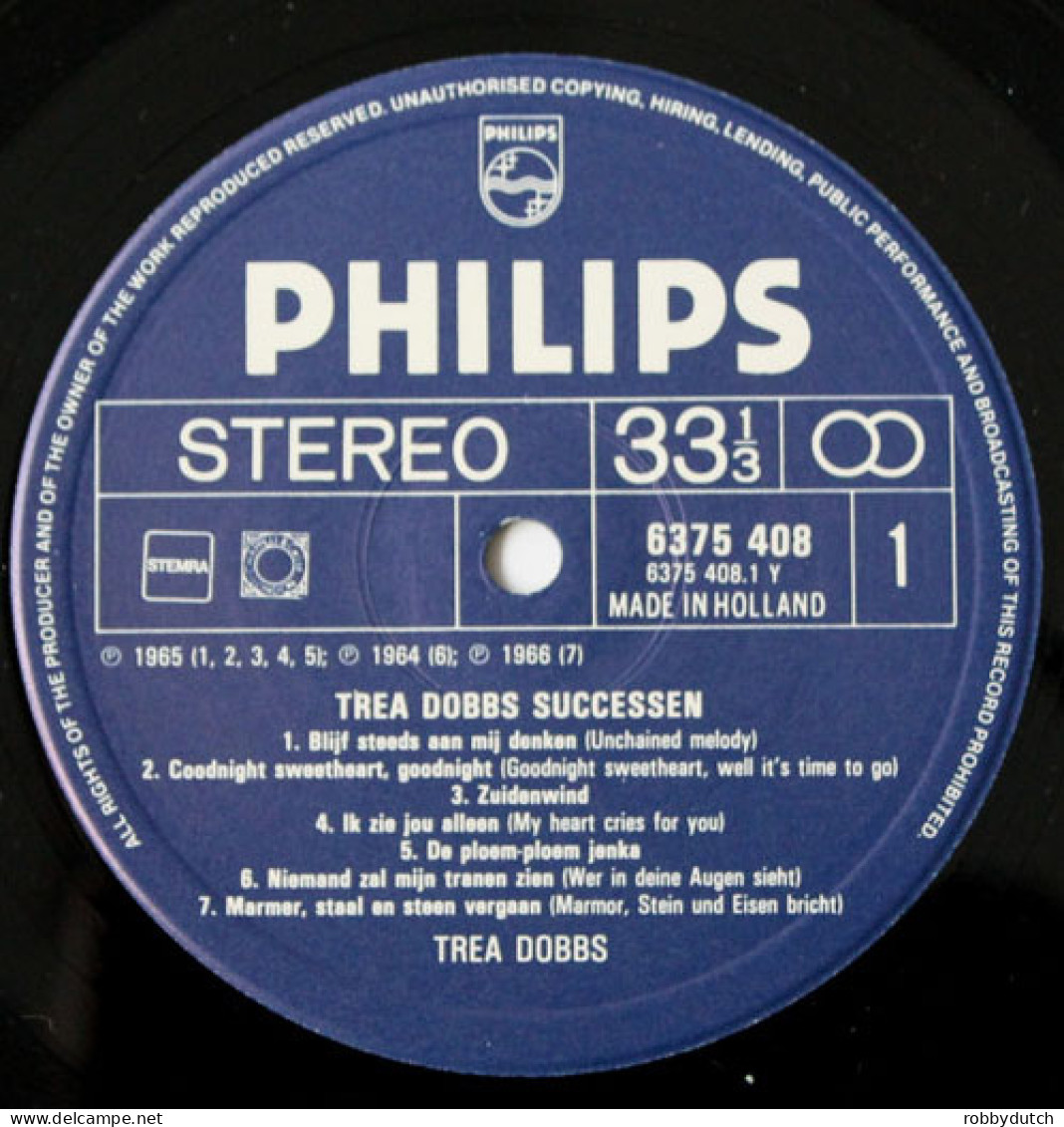 * LP *  TREA DOBBS SUCCESSEN (Holland 1969 EX!!) - Andere - Nederlandstalig