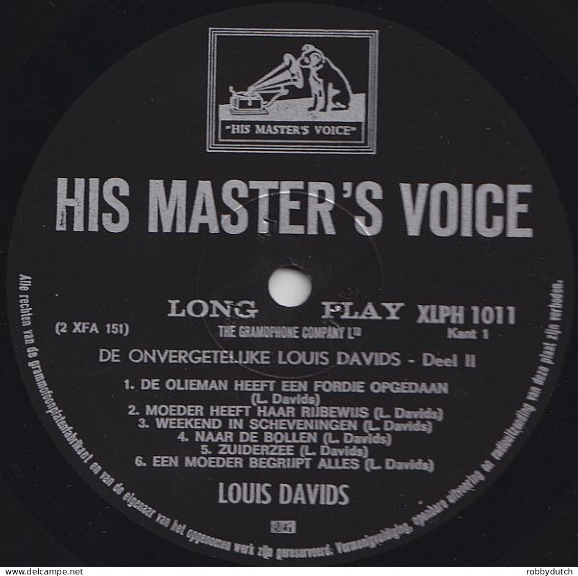 * LP *  LOUIS DAVIDS - DE GROTE KLEINE MAN 2 (Holland 1966) - Other - Dutch Music