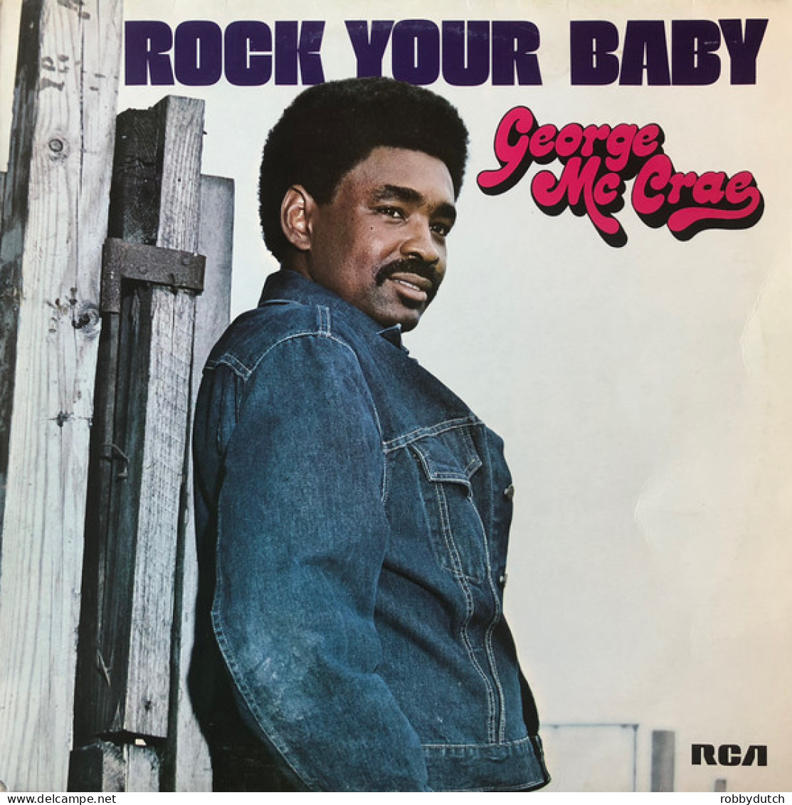 * LP *  GEORGE McCRAE - ROCK YOUR BABY (Germany 1974 EX-) - Soul - R&B