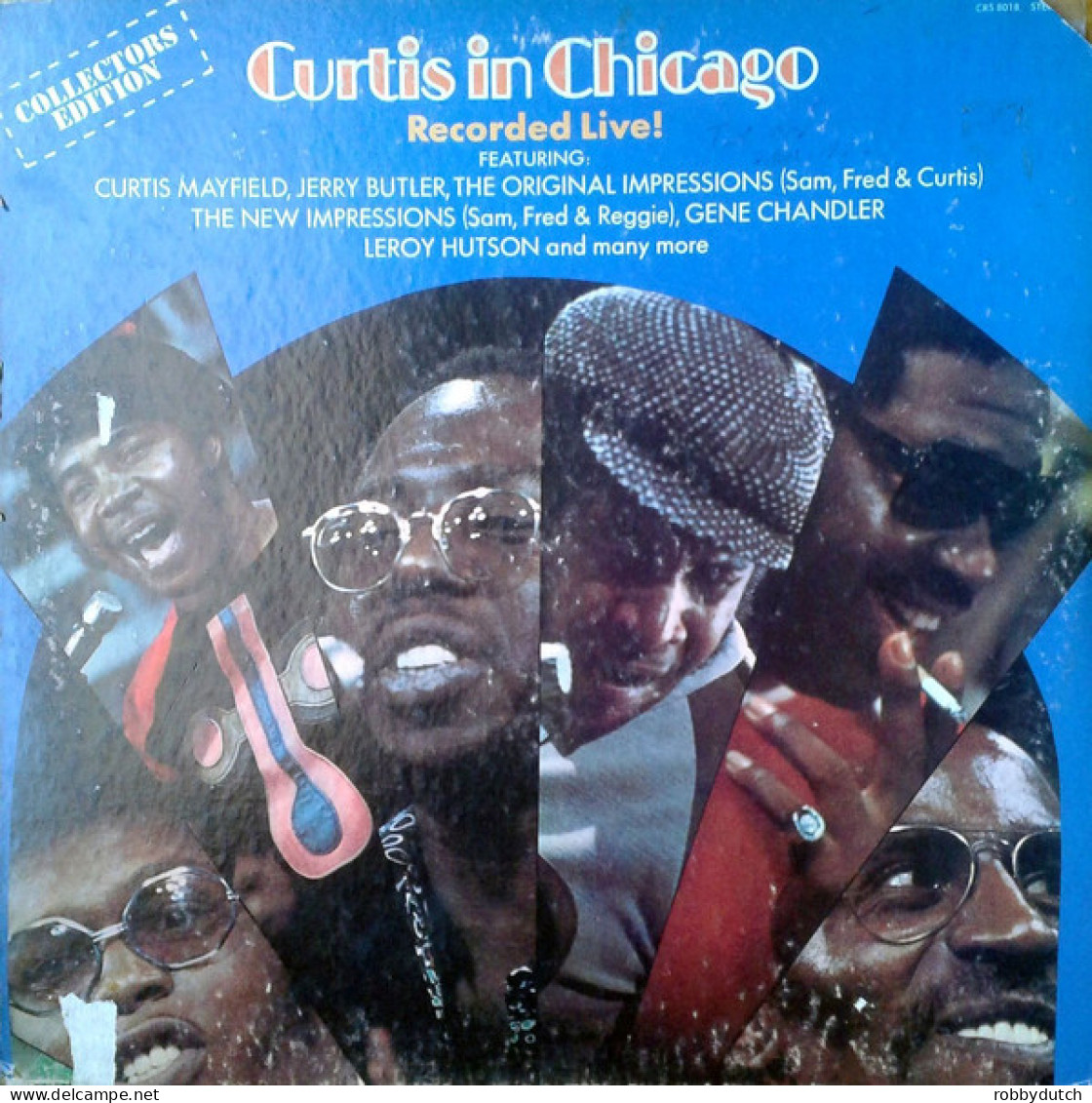 * LP *  CURTIS MAYFIELD - CURTIS IN CHICAGO (LIVE) (USA 1973 EX-) - Soul - R&B