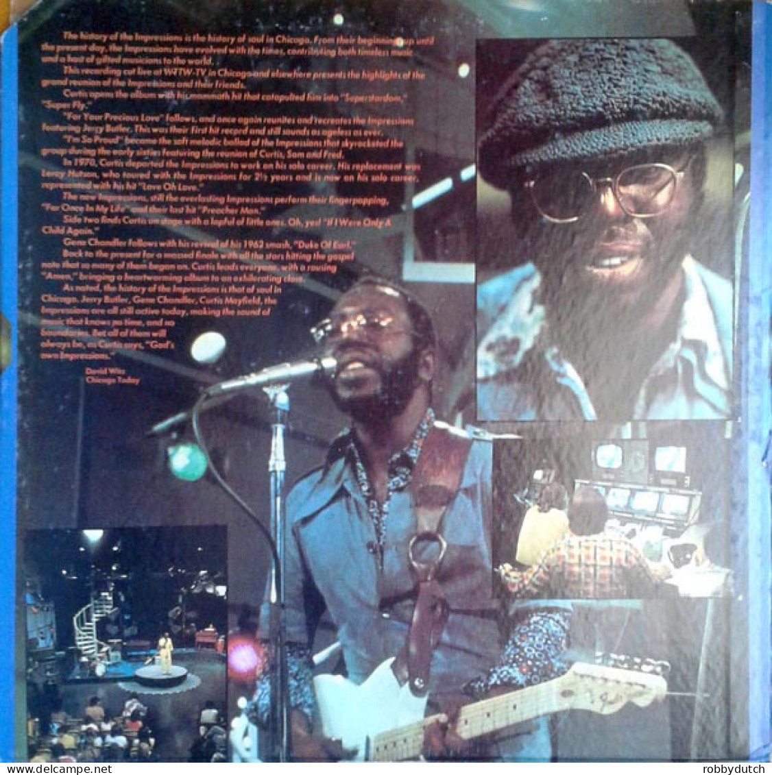 * LP *  CURTIS MAYFIELD - CURTIS IN CHICAGO (LIVE) (USA 1973 EX-) - Soul - R&B