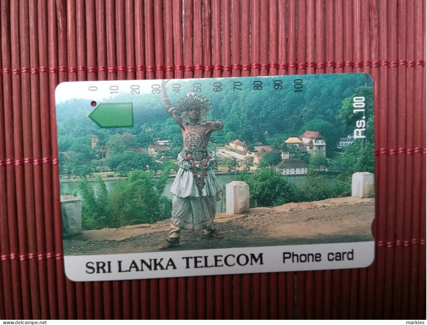 Phonecard Dancer Used Rare - Sri Lanka (Ceilán)