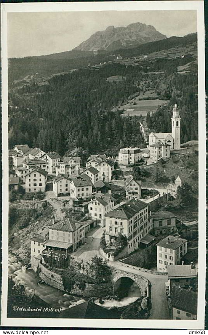 SWITZERLAND - TIEFENCASTEL - PANORAMA - EDITION PHOTOGLOB - 1930s (16806) - Tiefencastel