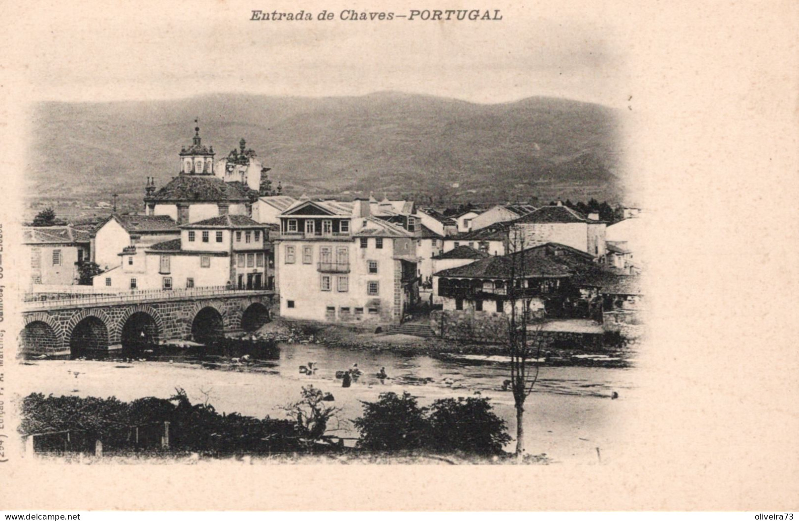 CHAVES - Entrada De Chaves (Ed. F. A- Martins. Nº 294) - PORTUGAL - Vila Real