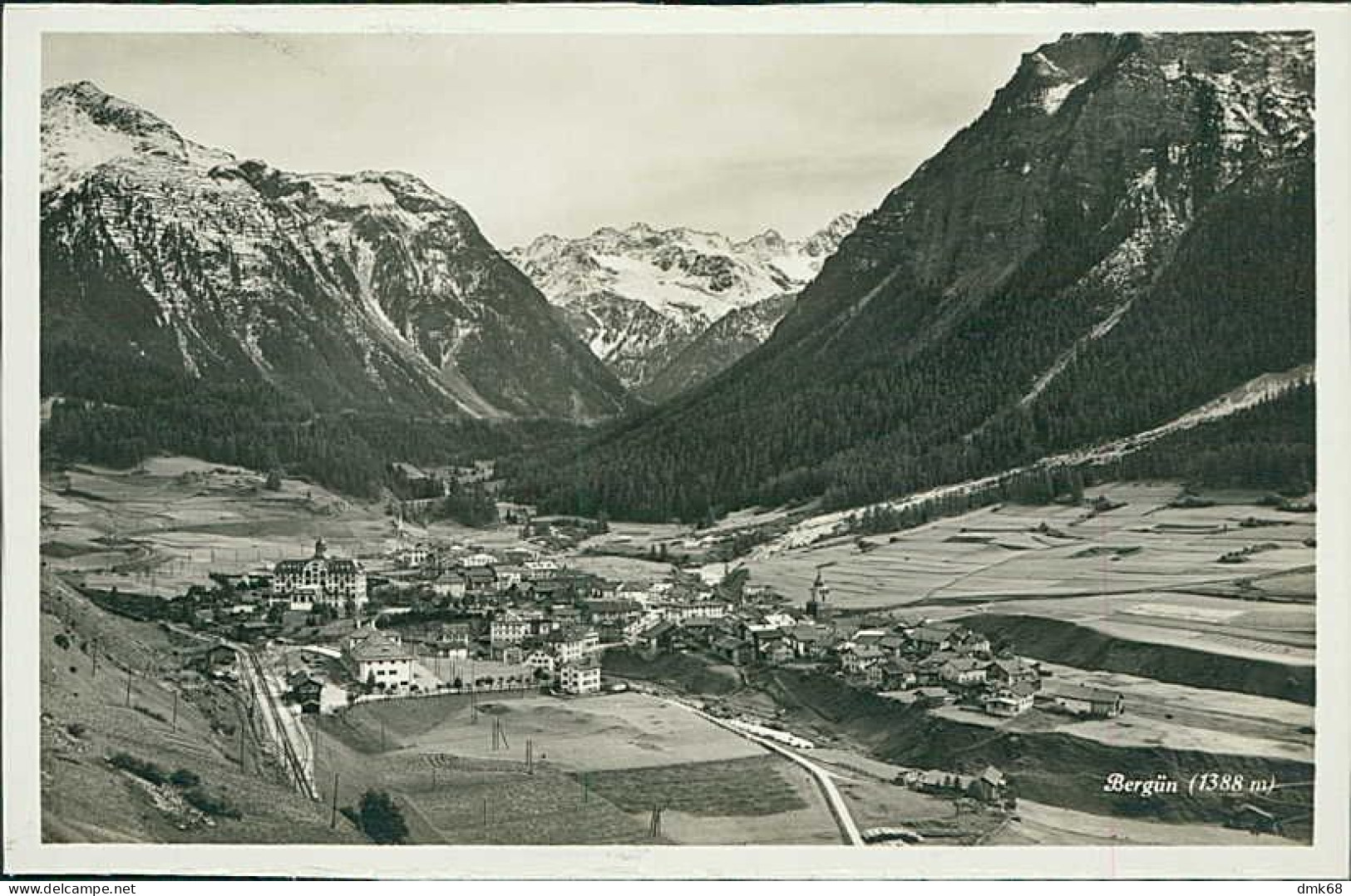 SWITZERLAND - BERGUN - PANORAMA - EDITION PHOTOGLOB - 1930s (16807) - Bergün/Bravuogn