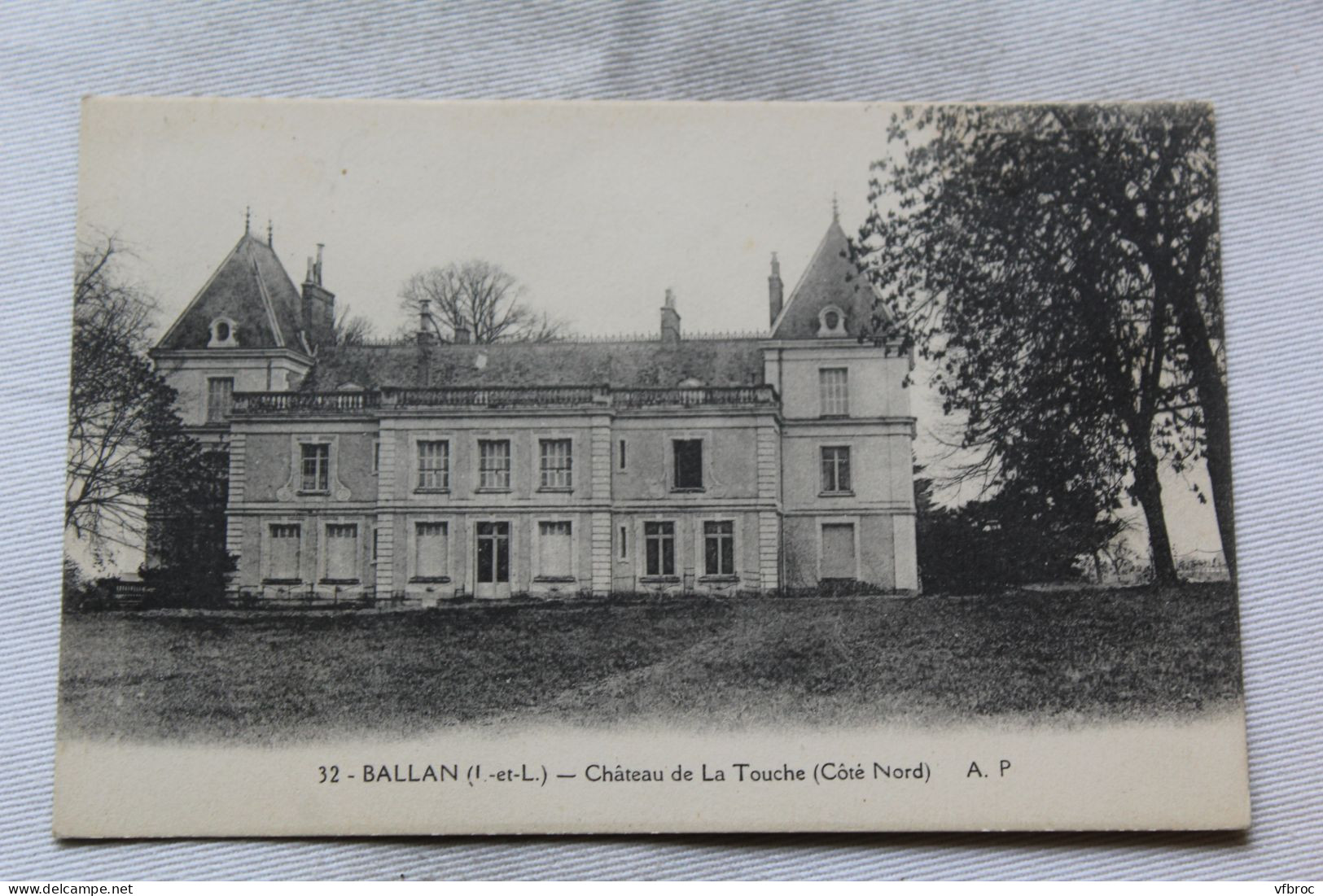 Ballan, Château De La Touche, Côté Nord, Indre Et Loire 37 - Ballan-Miré