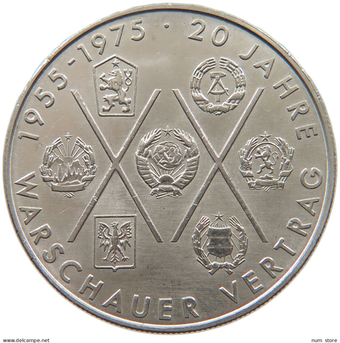 GERMANY 10 MARK 1975 DDR #c045 0341 - 10 Mark