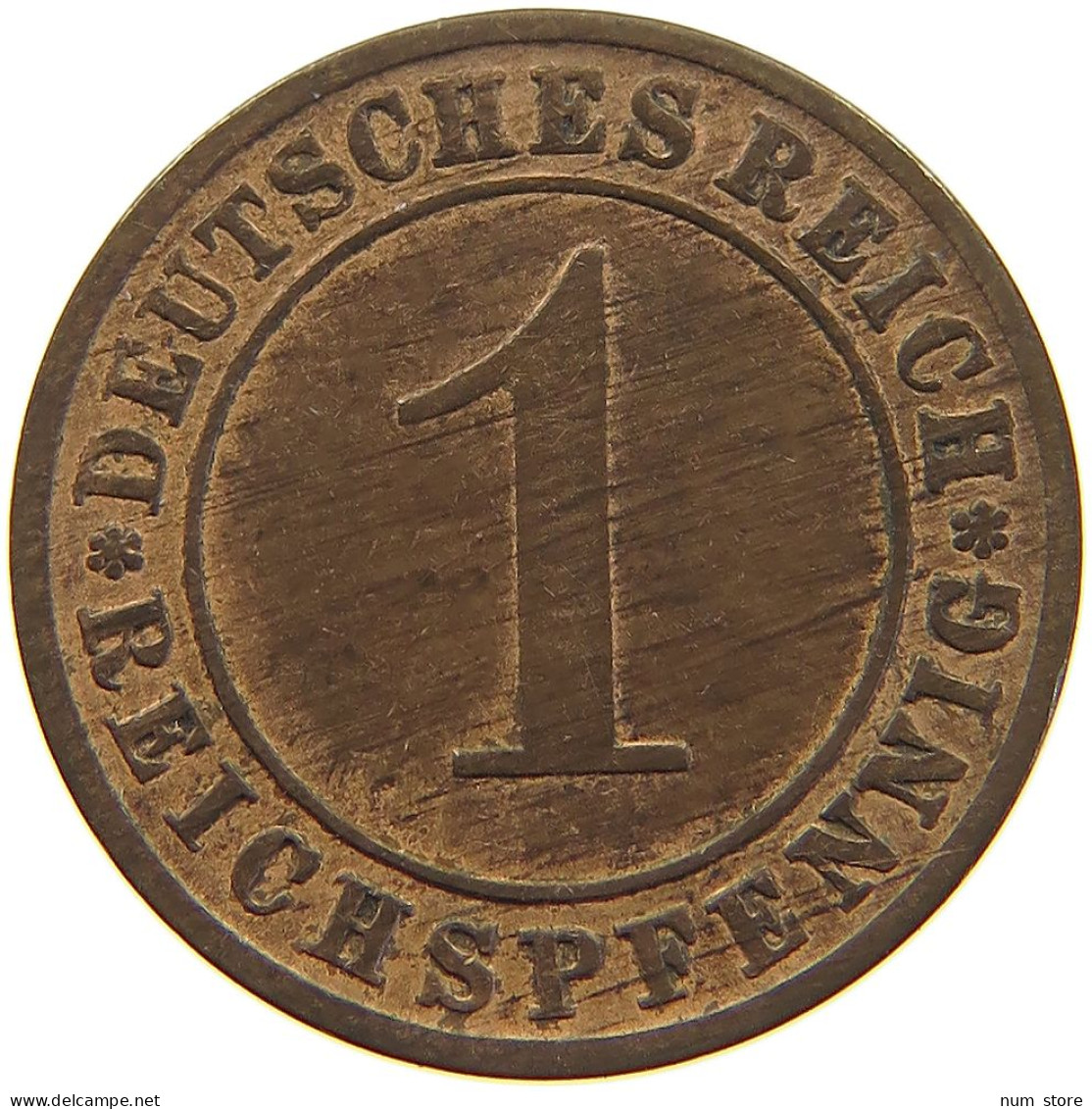 GERMANY 1 PFENNIG 1930 A #c017 0261 - 1 Renten- & 1 Reichspfennig