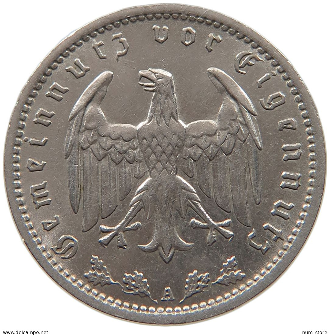 GERMANY 1 MARK 1937 A #c014 0123 - 1 Reichsmark