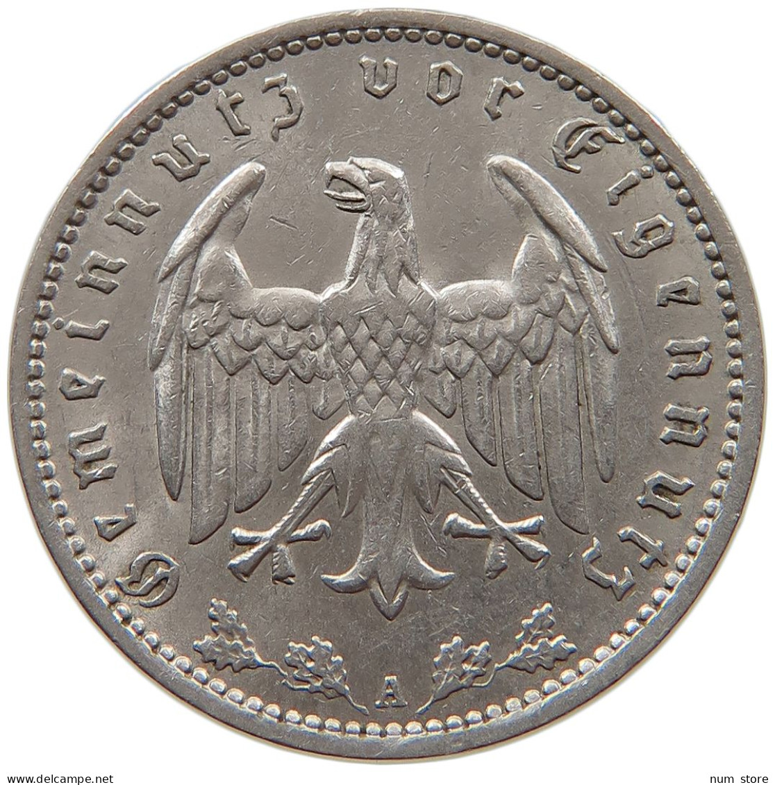 GERMANY 1 MARK 1935 A #c064 0581 - 1 Reichsmark