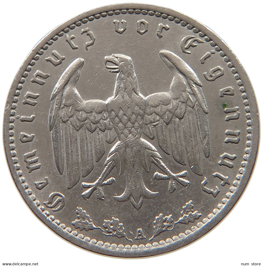 GERMANY 1 MARK 1935 A #a046 0167 - 1 Reichsmark