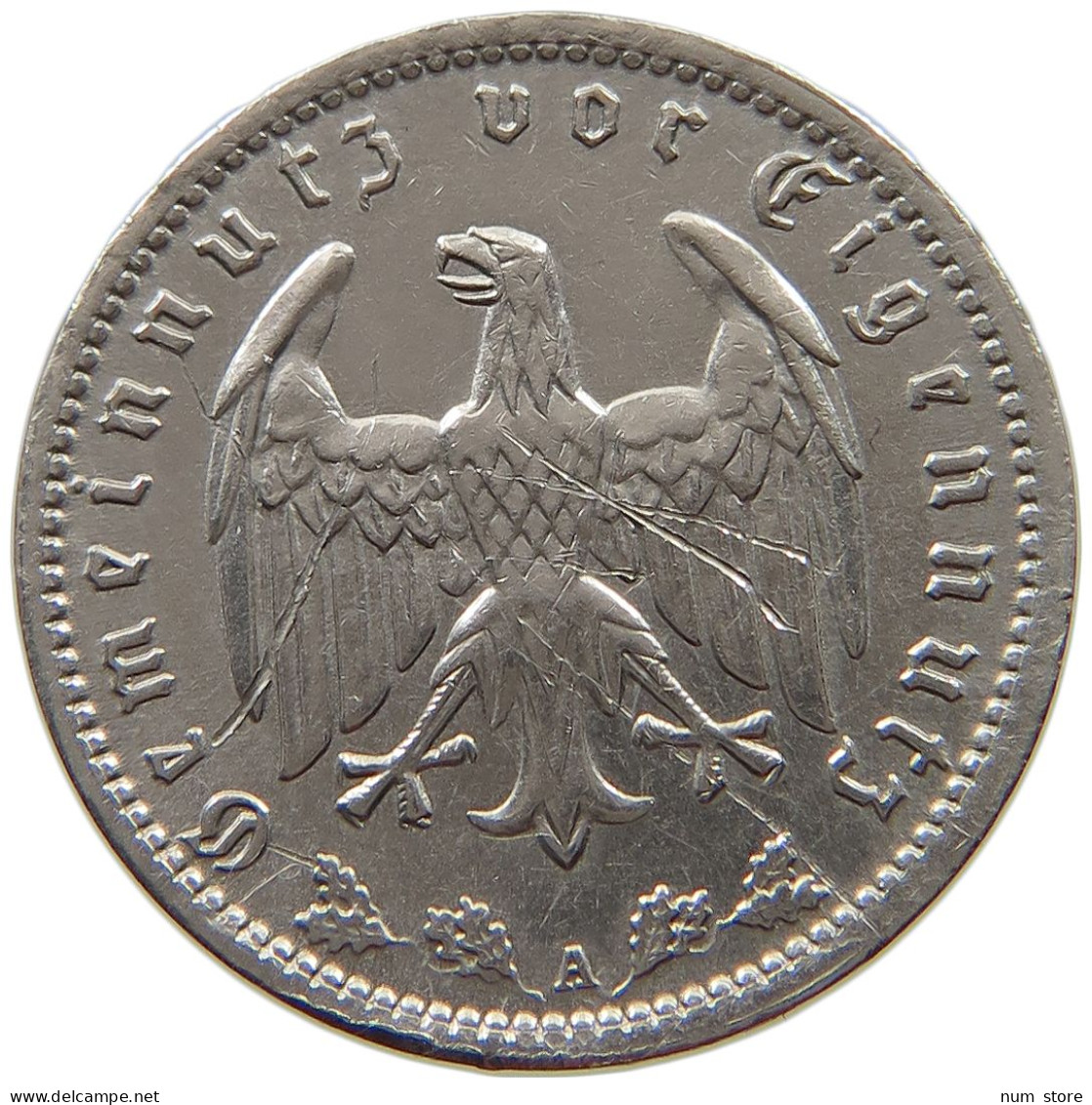 GERMANY 1 MARK 1935 A #a043 0441 - 1 Reichsmark