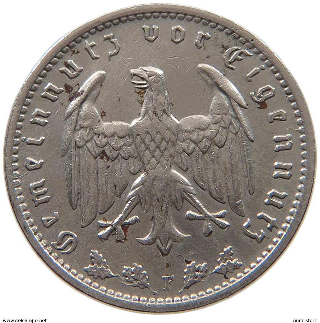 GERMANY 1 MARK 1934 F #a046 0175 - 1 Reichsmark