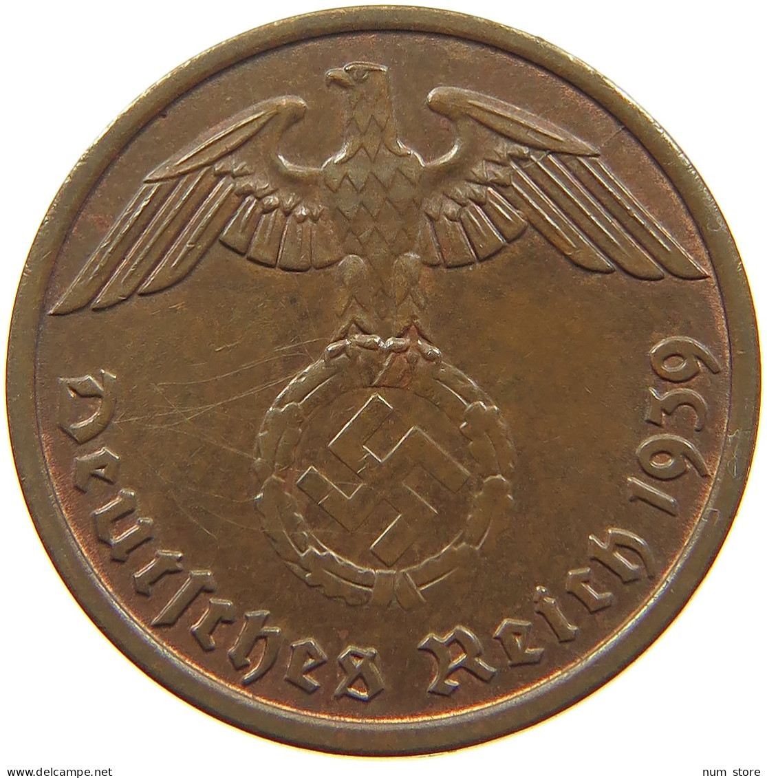 GERMANY 2 PFENNIG 1939 A #c083 0029 - 2 Reichspfennig