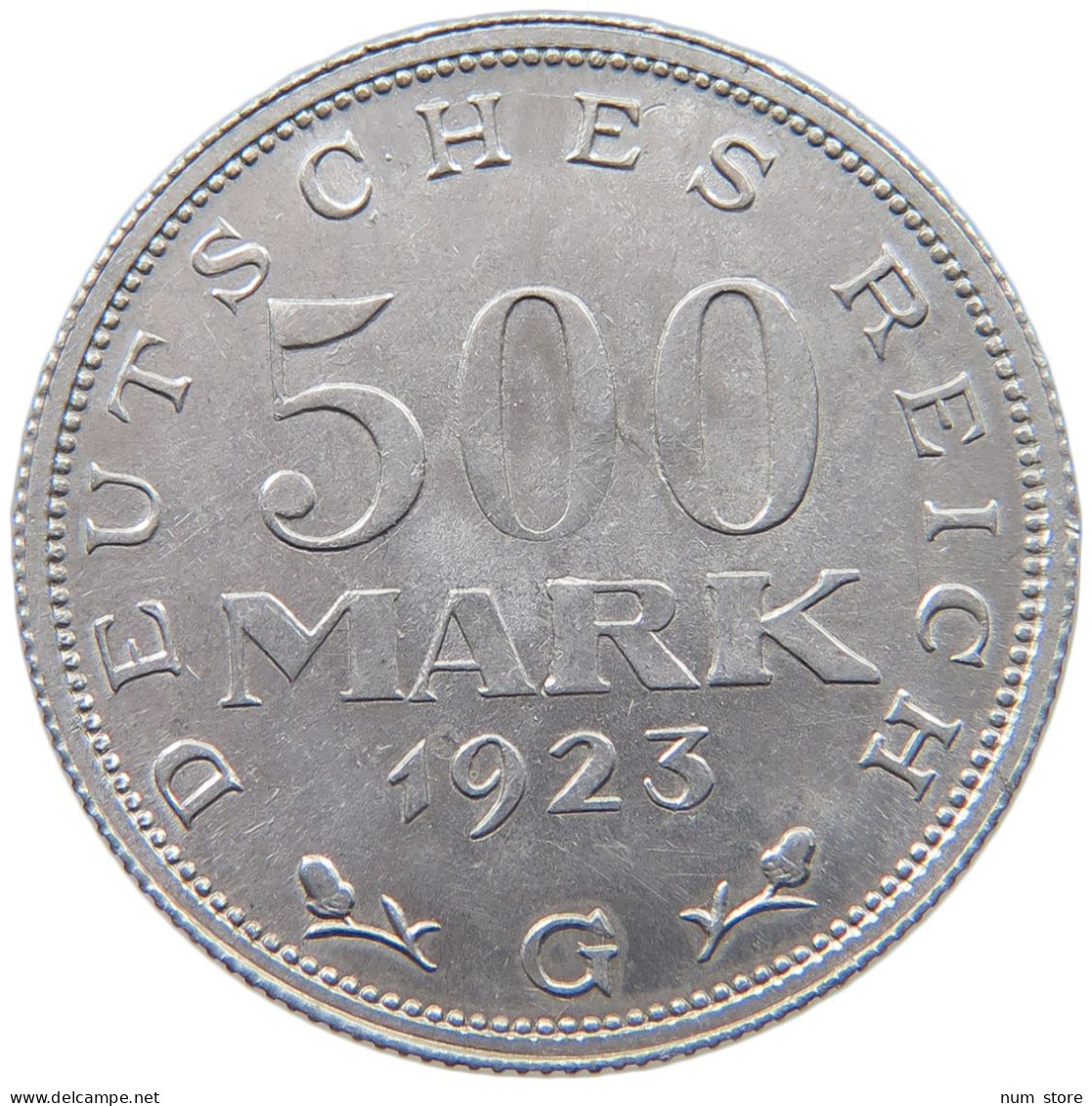 GERMANY 500 MARK 1923 G #c014 0089 - 200 & 500 Mark