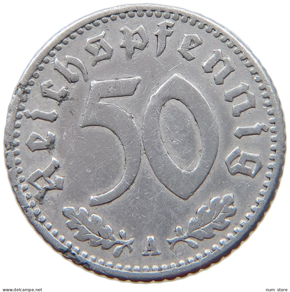 GERMANY 50 PFENNIG 1940 A #a021 0803 - 50 Reichspfennig