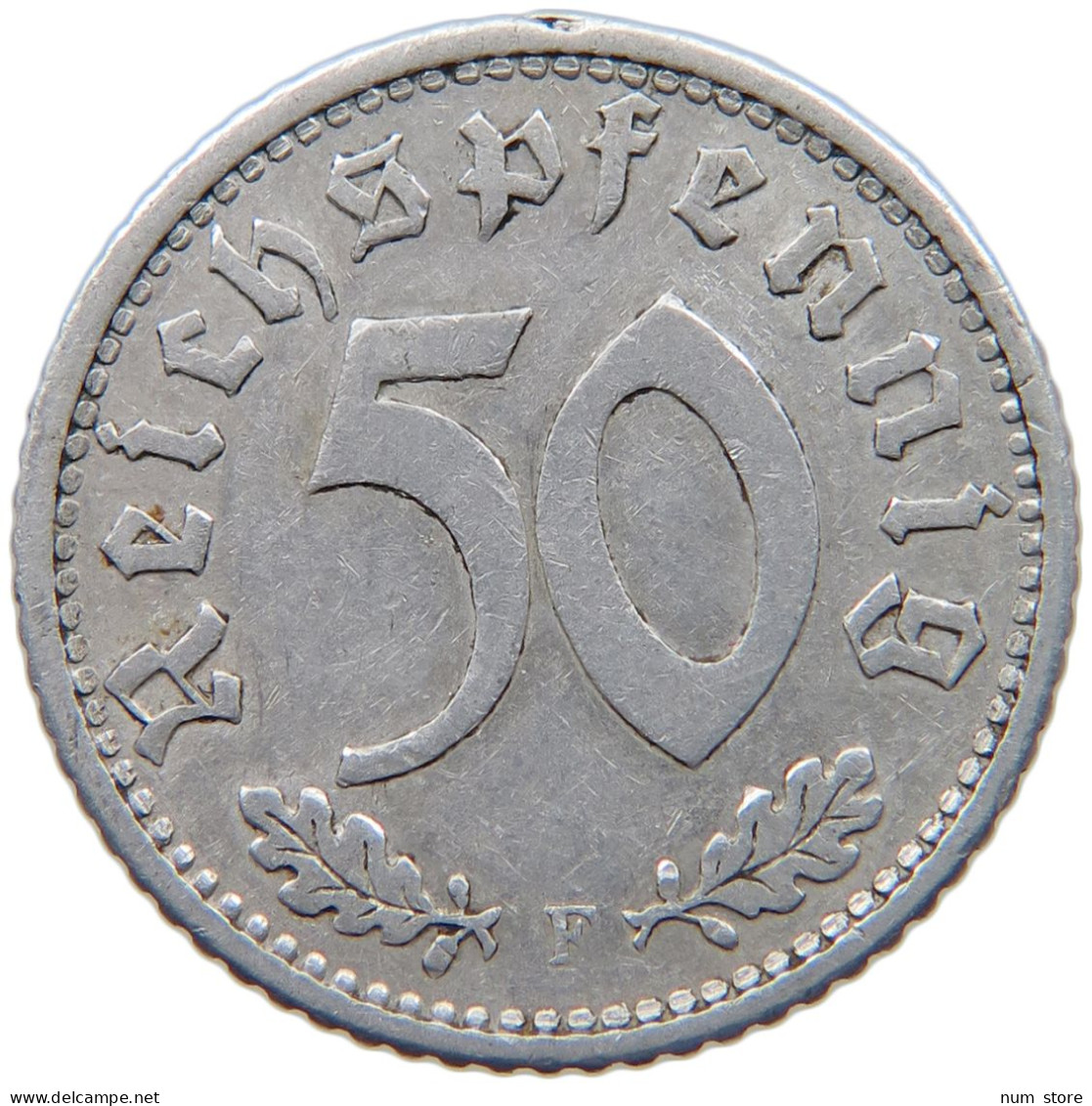 GERMANY 50 PFENNIG 1935 F #c040 0197 - 50 Reichspfennig