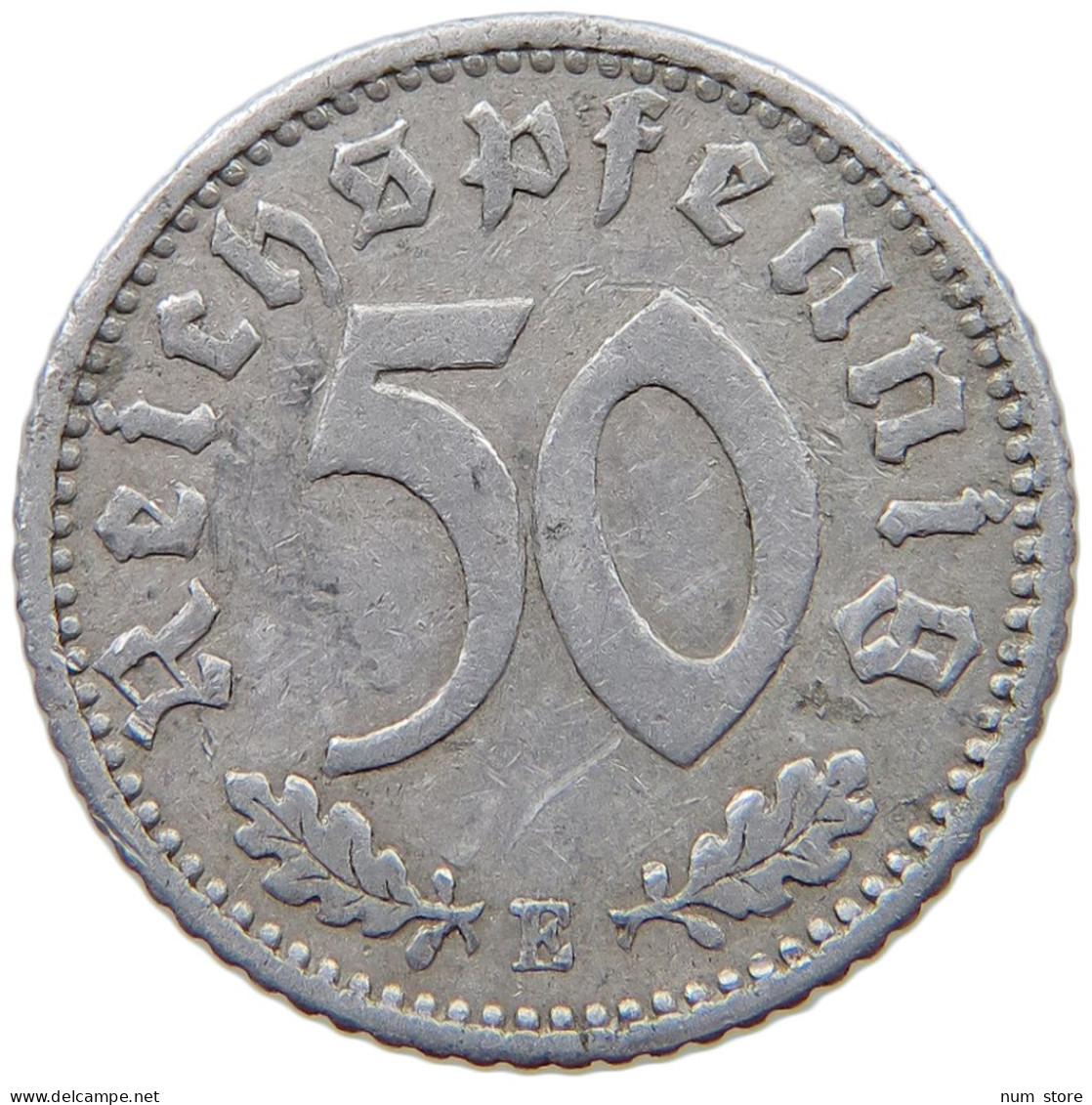 GERMANY 50 PFENNIG 1935 E #a068 0585 - 50 Reichspfennig