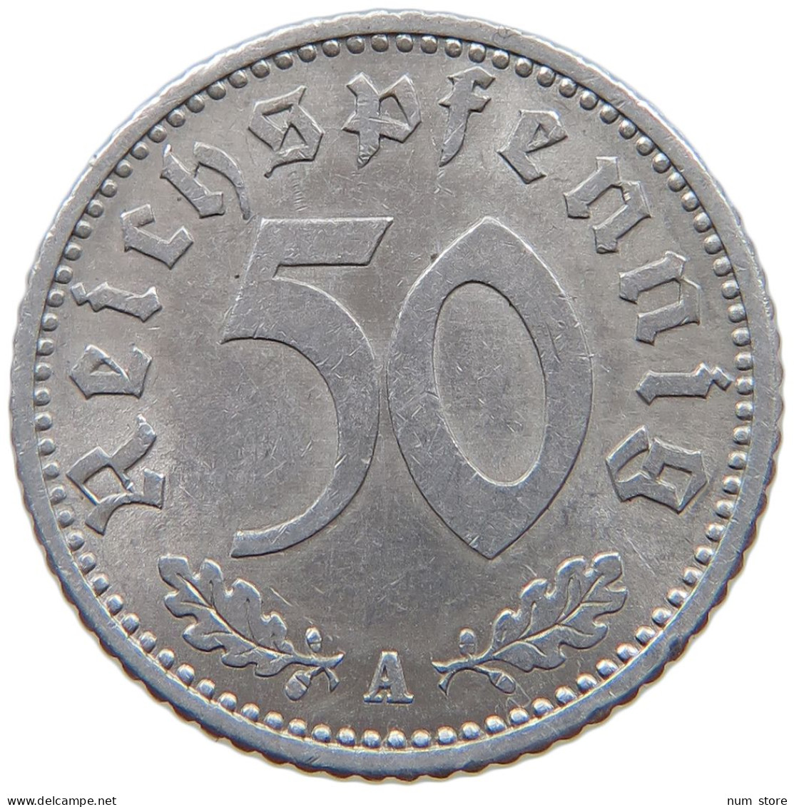 GERMANY 50 PFENNIG 1935 A #s055 0841 - 50 Reichspfennig