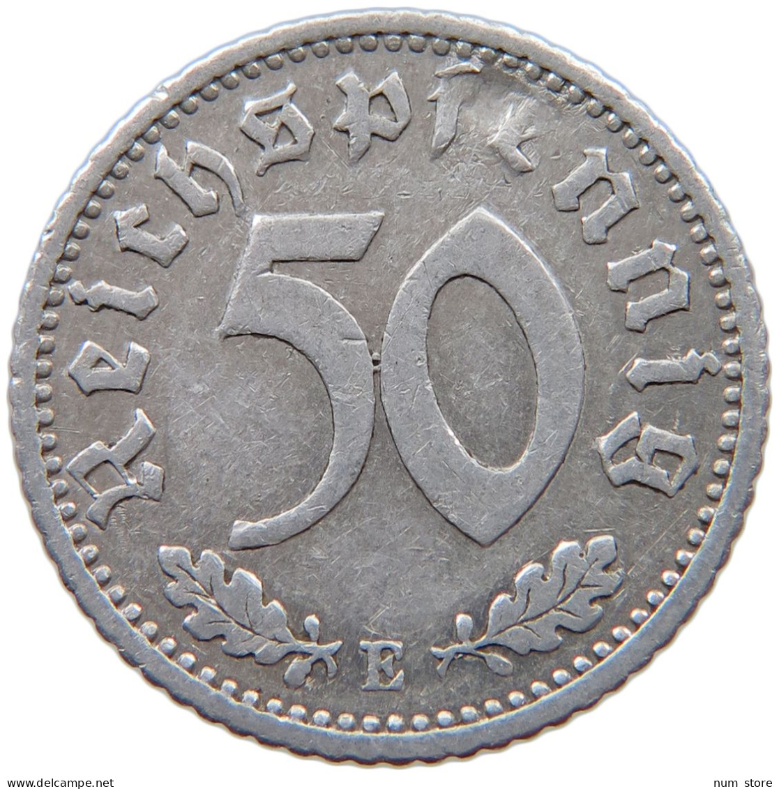 GERMANY 50 PFENNIG 1935 E #a053 0483 - 50 Reichspfennig