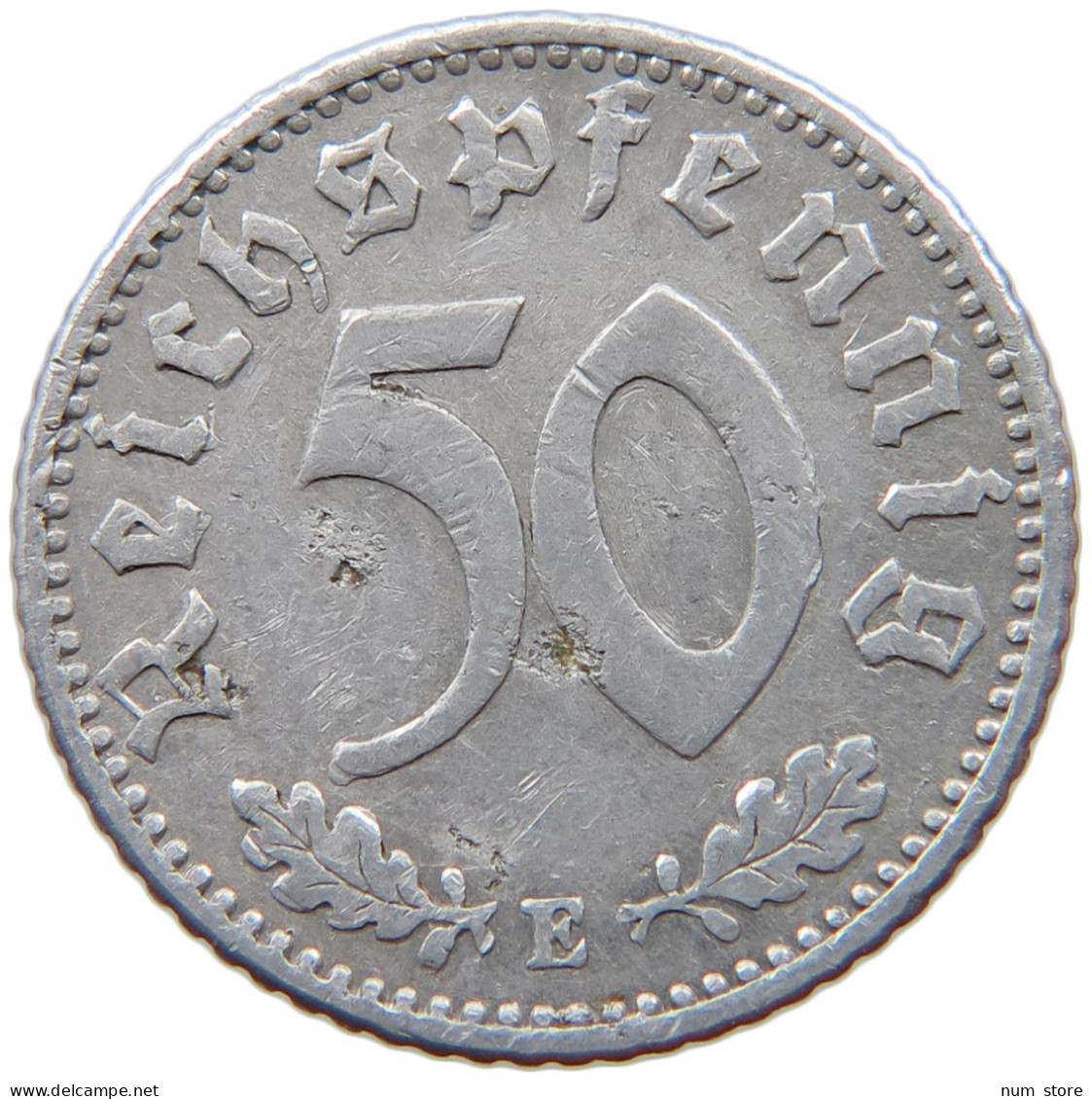 GERMANY 50 PFENNIG 1935 E #a053 0481 - 50 Reichspfennig