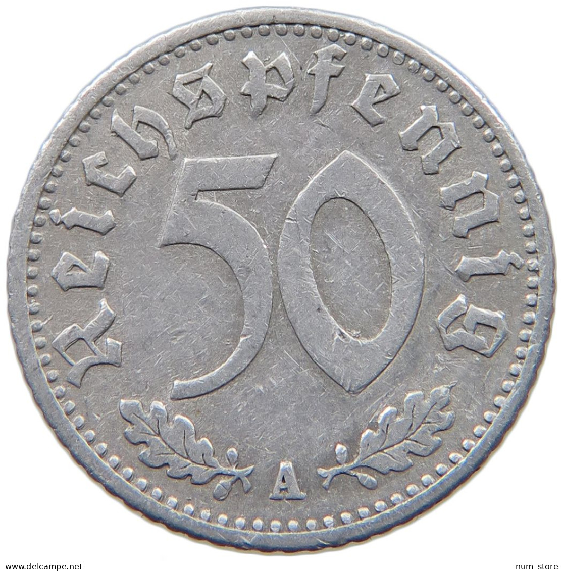 GERMANY 50 PFENNIG 1935 A #c007 0435 - 50 Reichspfennig