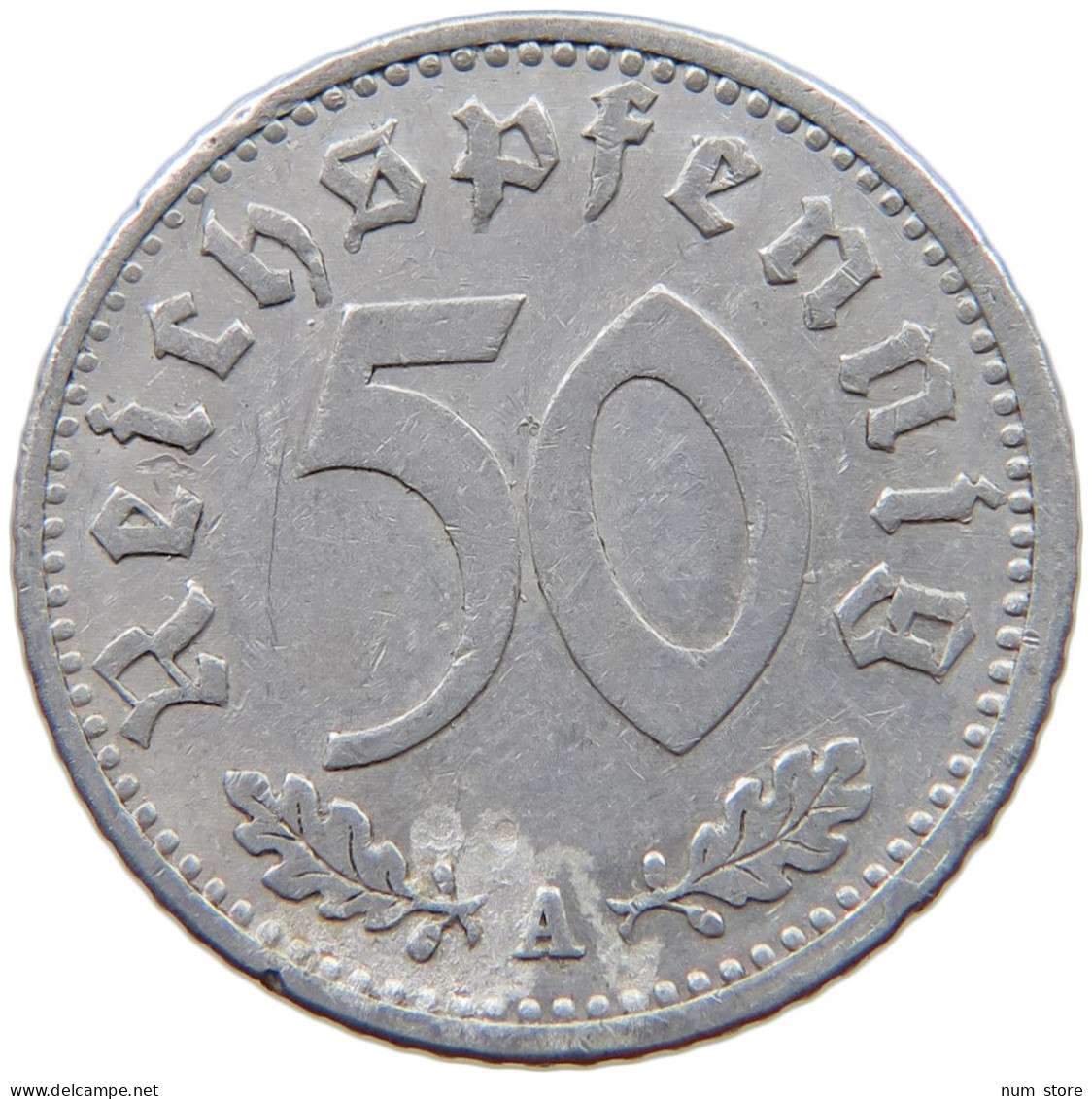 GERMANY 50 PFENNIG 1935 A #a053 0461 - 50 Reichspfennig