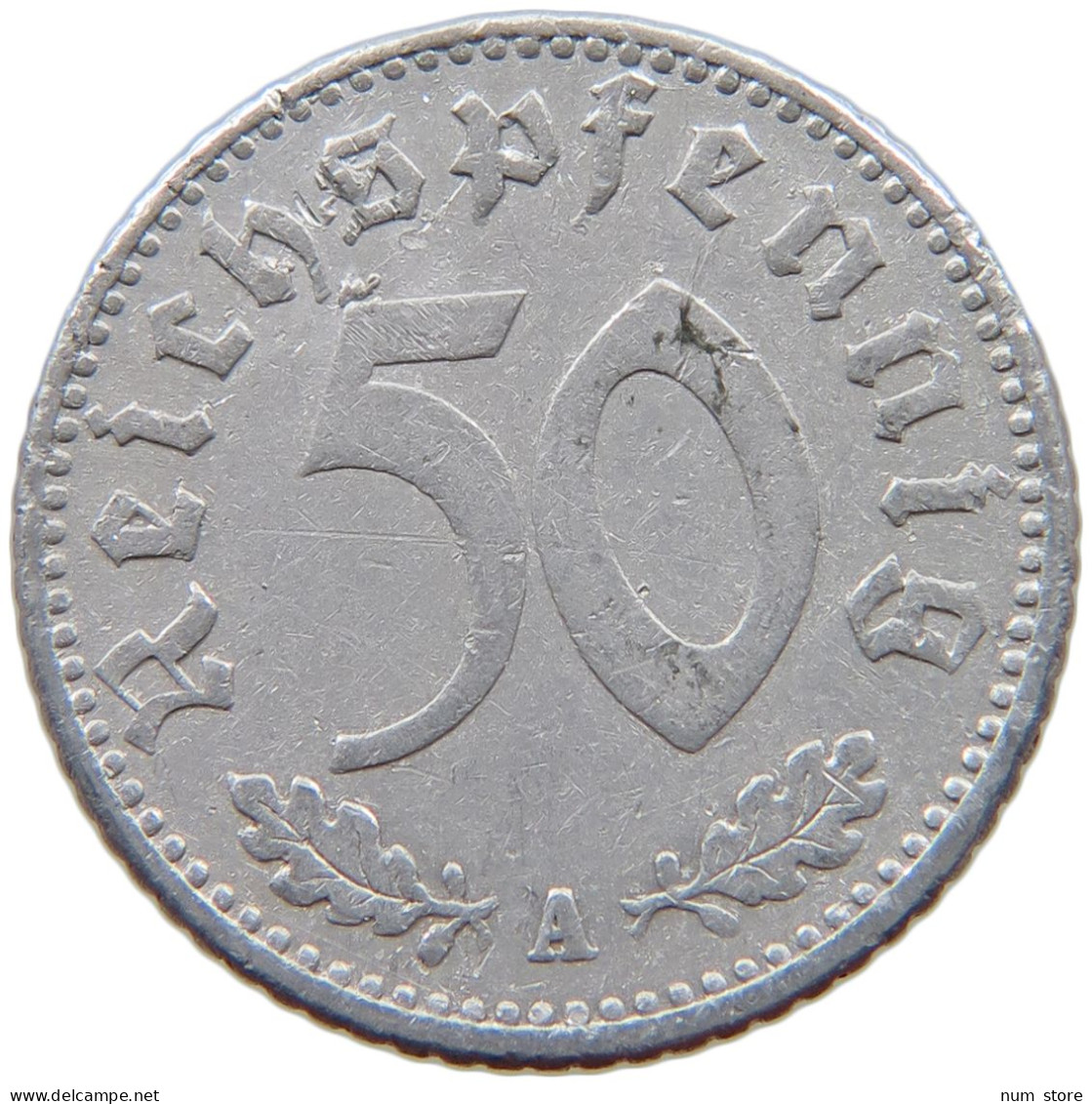 GERMANY 50 PFENNIG 1935 A #a053 0435 - 50 Reichspfennig