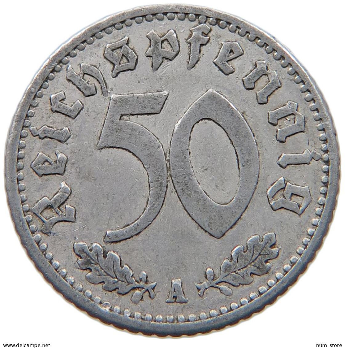 GERMANY 50 PFENNIG 1935 A #a051 0287 - 50 Reichspfennig