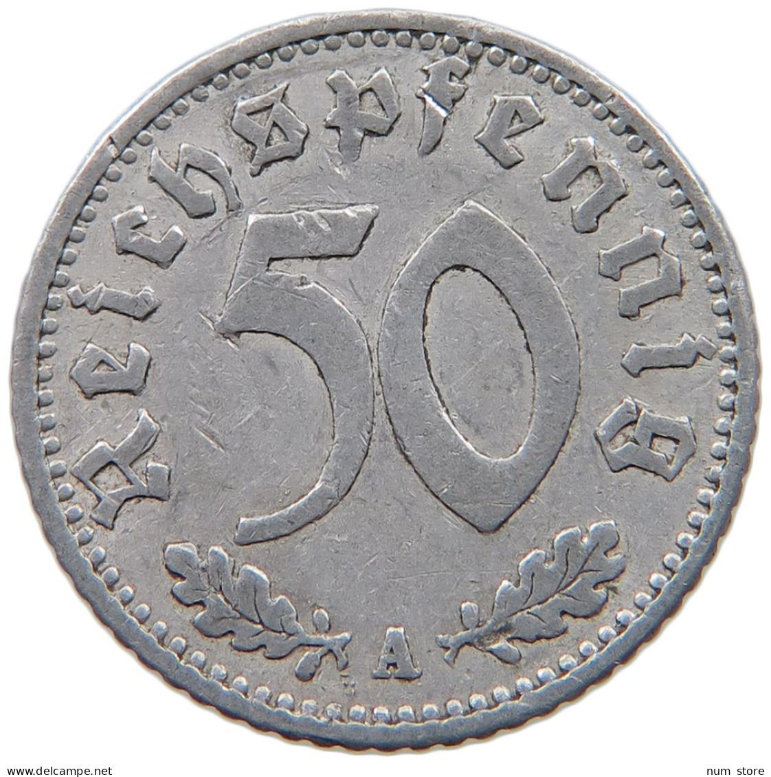 GERMANY 50 PFENNIG 1935 A #a051 0259 - 50 Reichspfennig