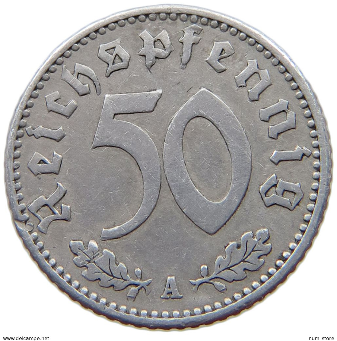 GERMANY 50 PFENNIG 1935 A #a021 0781 - 50 Reichspfennig