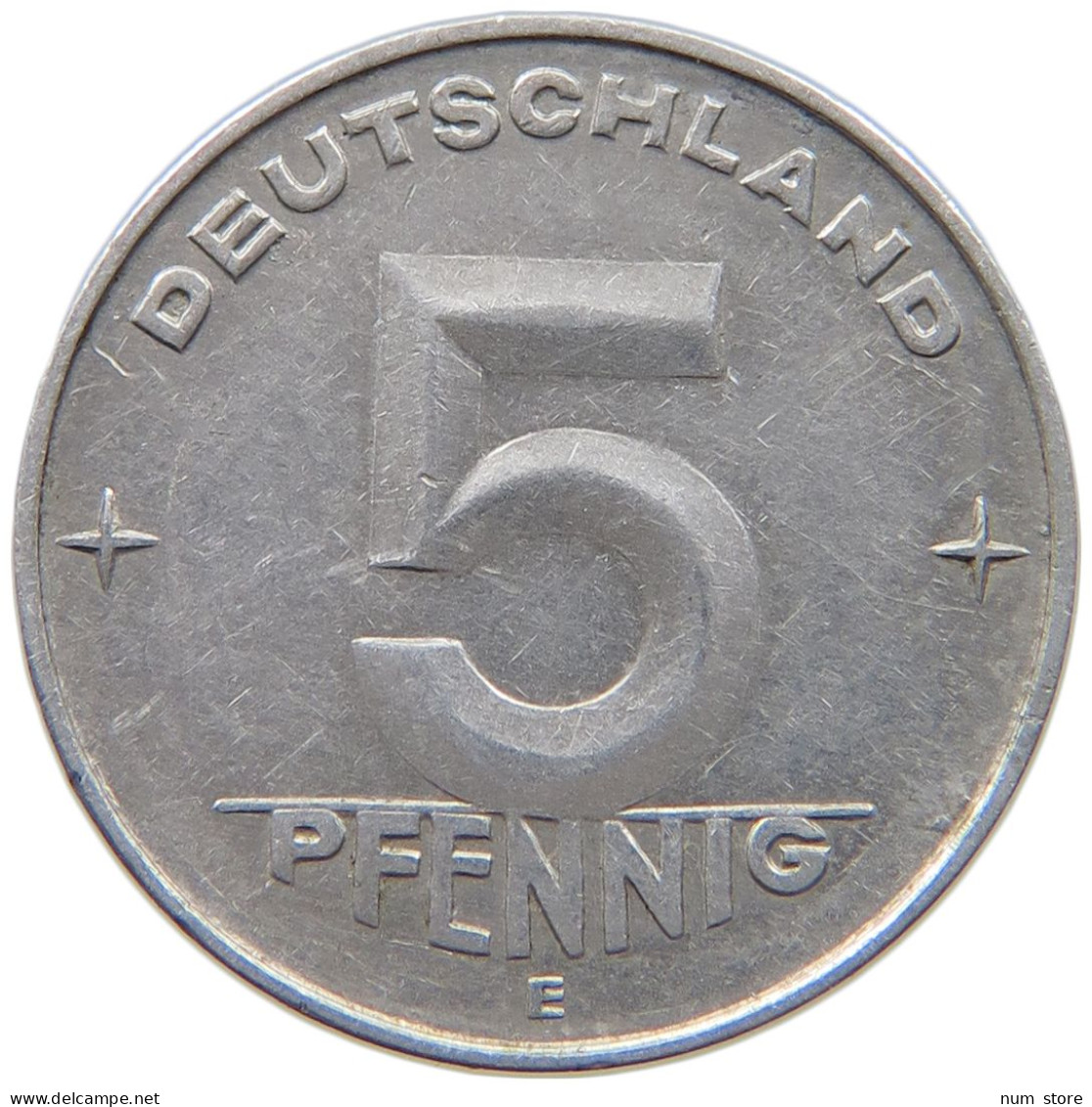 GERMANY 5 PFENNIG 1953 E DDR #c014 0549 - 5 Pfennig