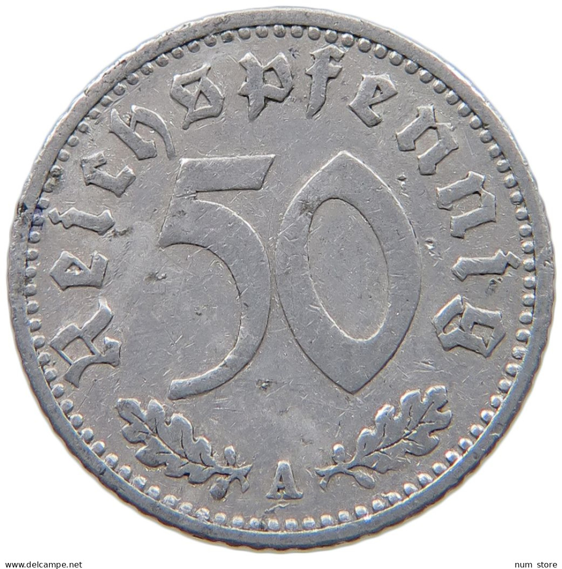 GERMANY 50 PFENNIG 1935 A #a051 0261 - 50 Reichspfennig