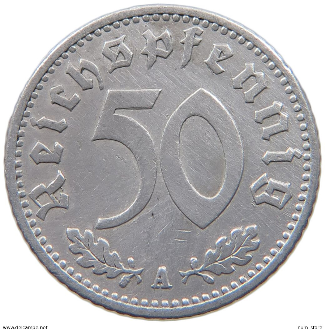 GERMANY 50 PFENNIG 1935 A #a051 0253 - 50 Reichspfennig