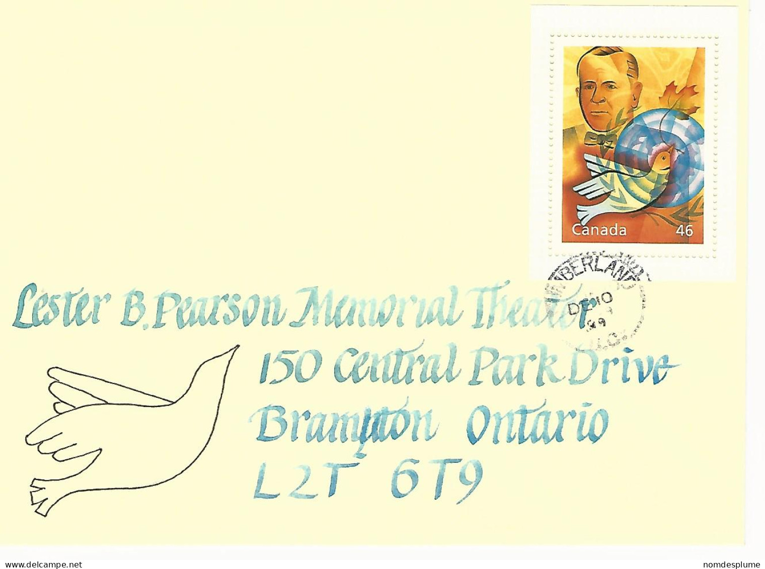 58716) Canada Millennium Collection Decorated Cover Exhibit Winners - Collections