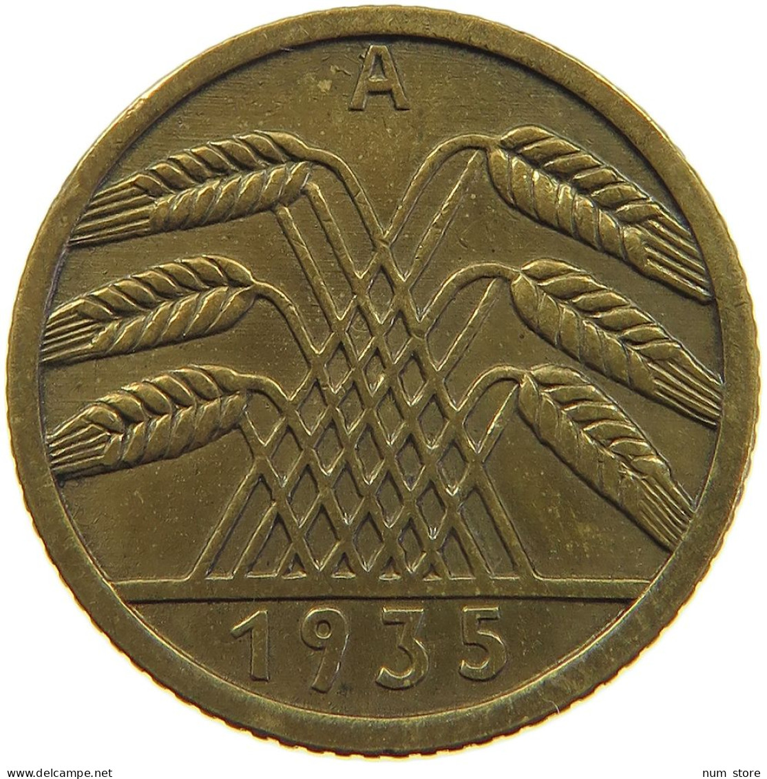 GERMANY 5 PFENNIG 1935 A #a055 0605 - 5 Reichspfennig