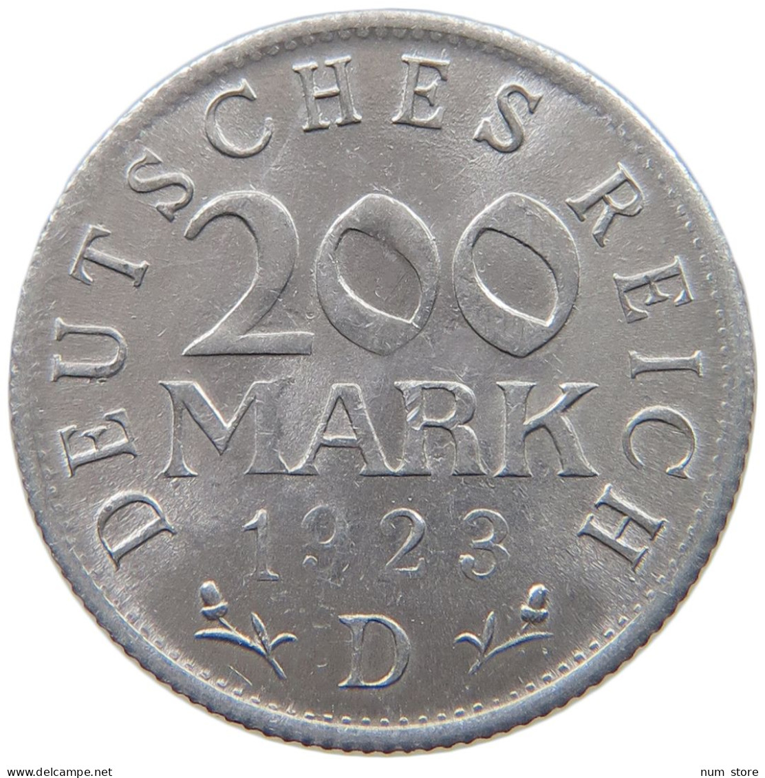 GERMANY 200 MARK 1923 D #c014 0095 - 200 & 500 Mark