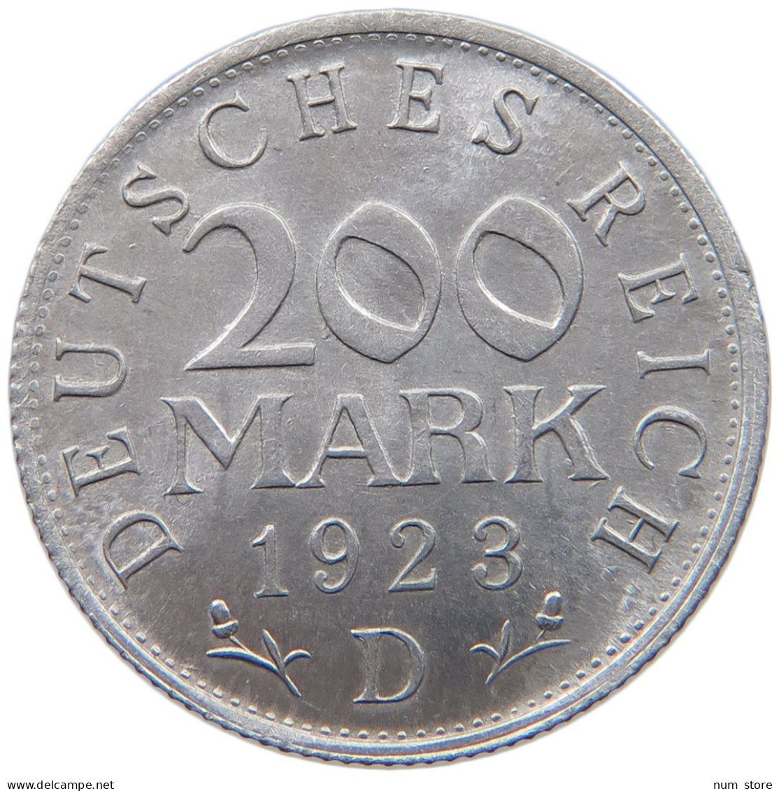 GERMANY 200 MARK 1923 D TOP #c007 0421 - 200 & 500 Mark