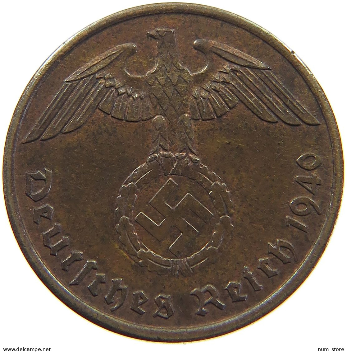 GERMANY 2 PFENNIG 1940 A TOP #c083 0089 - 2 Reichspfennig